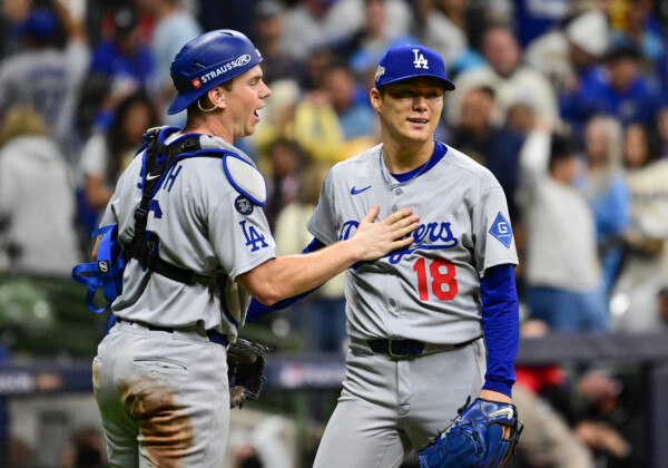 山本由伸がリーグ優勝決定シリーズの大舞台でメジャー初の1失点完投勝利(写真：Imagn/ロイター/アフロ)