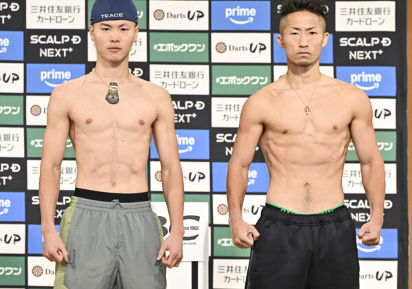 勝つのか天心か、拓真か（写真・山口裕朗）