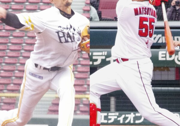 元広島の松山竜平と元ソフトバンクの又吉克樹の投打の最年長コンビがアピールしたかったものとは？