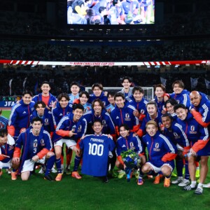 森保監督が記念すべき代表指揮100試合目を白星で飾った（写真提供・日本サッカー協会）