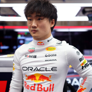 角田裕毅はフリー走行1回目でまさかの単独クラッシュを起こして最下位の20番手。またスプリント予選も18番手でSQ2に進めなかった（写真・Getty Images / Red Bull Content Pool)