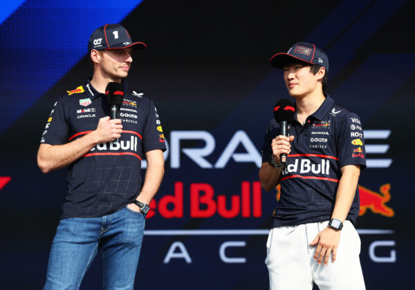 カタールＧＰスプリント決勝でレッドブル角田裕毅が5位入賞、フェルスタッペンの4位入場もアシストした(Getty Images / Red Bull Content Pool)