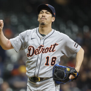 前田健太の楽天入団が決定（写真はタイガース時代、AP/アフロ）