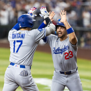 大谷と共に戦ったコンフォートも今オフにいなくなる？（写真：Imagn/ロイター/アフロ）