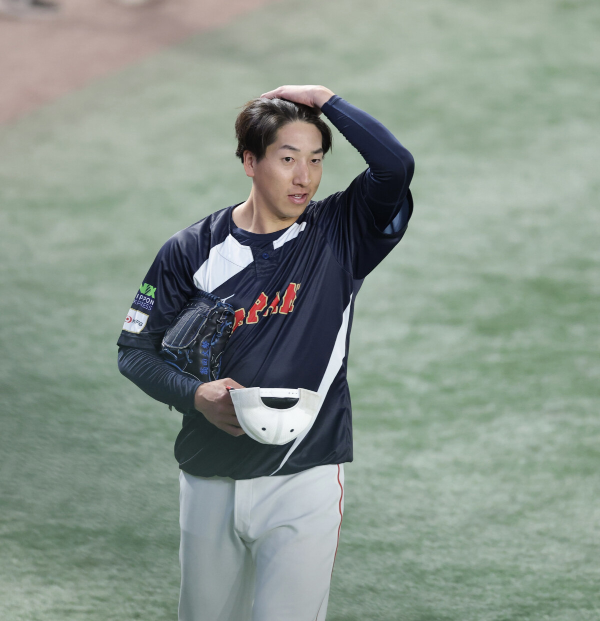 韓国が1点を追う9回二死から巨人の大勢に同点アーチを浴びせて引き分けに持ち込んだ（写真・スポーツ報知/アフロ）