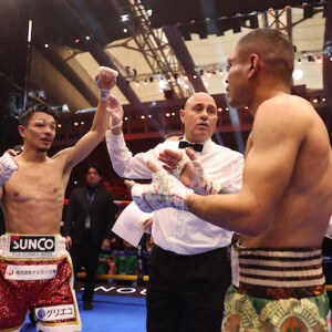 中谷潤人は薄氷勝利も「118－110」採点が物議（Matchroom Boxing/Mark Robinson）