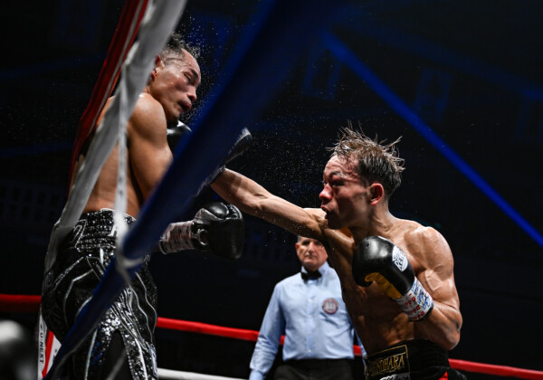 堤がドネアに傷だらけの逆転勝利（写真・山口裕朗）