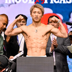 井上尚弥がバキバキの肉体を披露した（写真・山口裕朗）