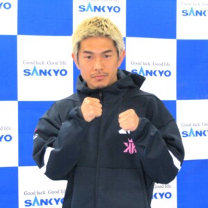 井岡一翔の公開練習