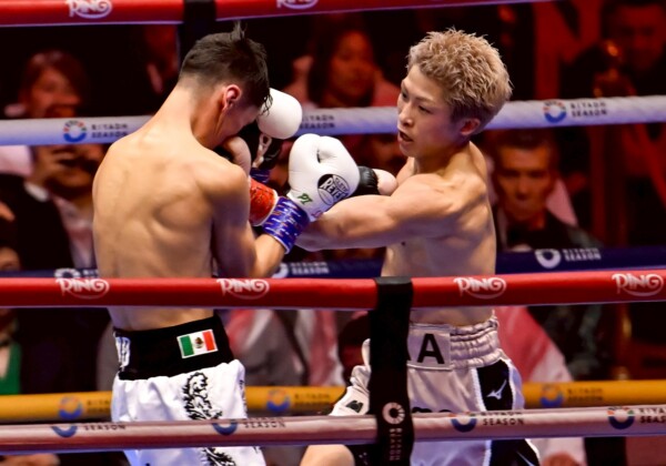 井上尚弥がバンテージにいちゃもんをつけられた（写真・山口裕朗）