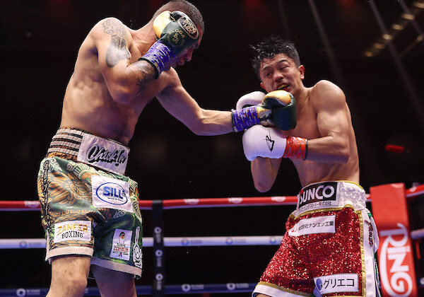 中谷潤人は井上尚弥の元スパーパートナーのメキシカンに苦戦した（写真・Matchroom Boxing/Mark Robinson）