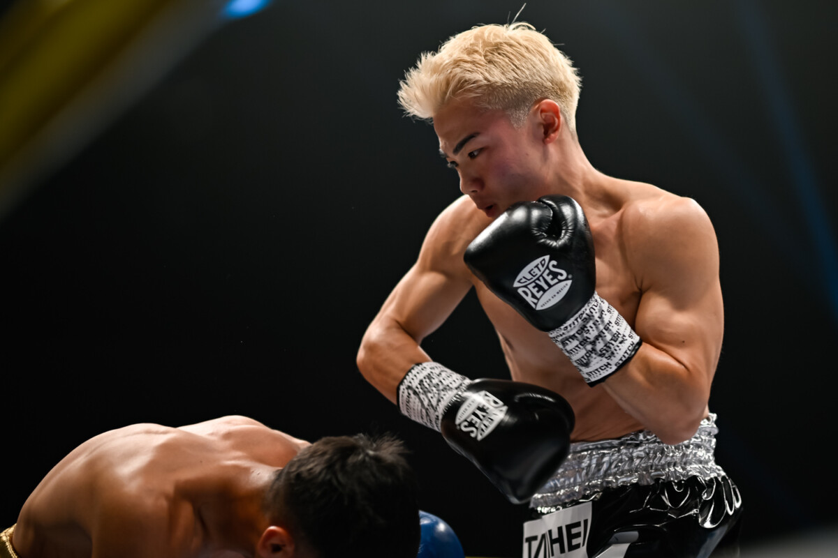 吉良大弥が衝撃のワンパンＫＯ勝利（写真・山口裕朗）