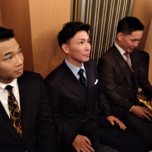 左から増田陸、岩田翔吉、松本流星