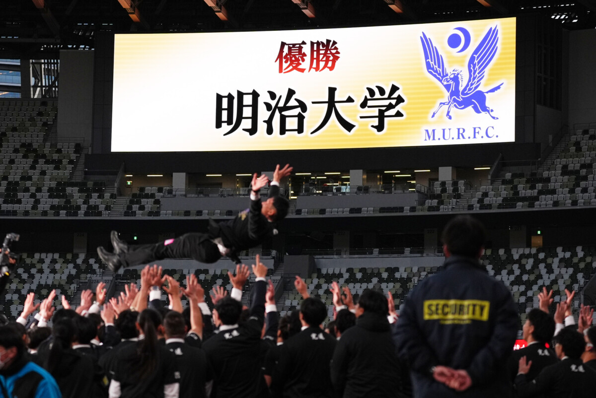 6年ぶりの早明戦となった決勝を制したのは明治大（写真・アフロスポーツ）