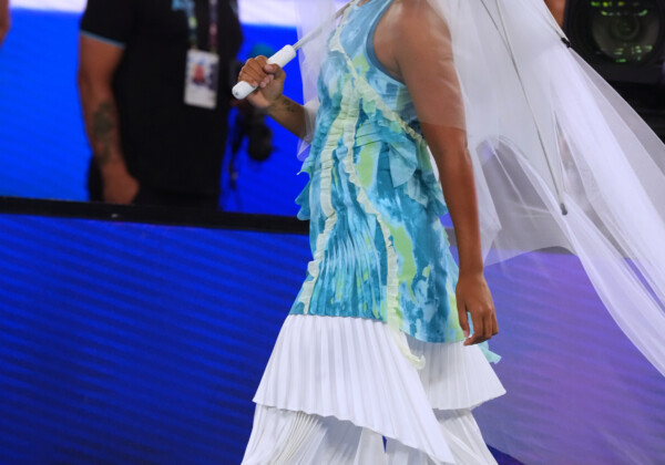 これが全豪で話題を集めている大坂なおみのクラゲファッションだ（写真・ＡＰ/アフロ）