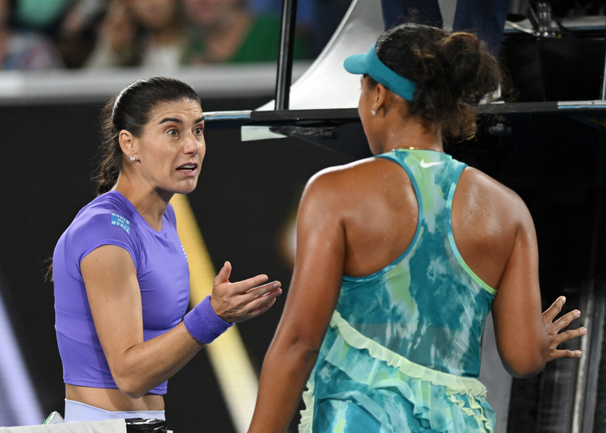 大坂なおみの「カモン」の声に激怒したチルステアは握手を拒否（写真・ロイター/アフロ）