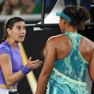 大坂なおみの「カモン」の声に激怒したチルステアは握手を拒否（写真・ロイター/アフロ）