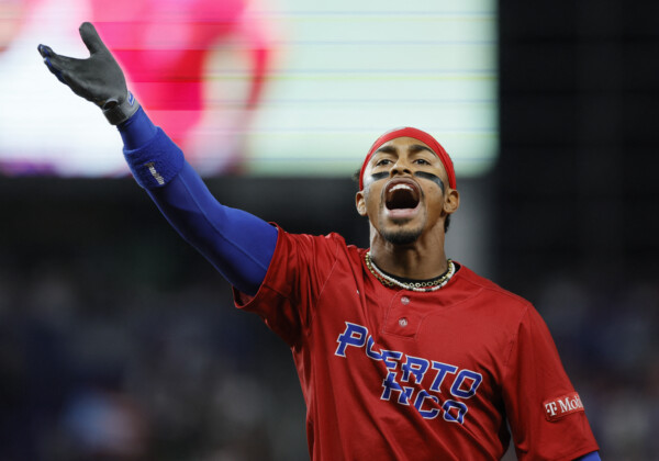 2大会続けてプエルトリコの主将を務める予定だったメッツのリンドーアが保険が認めらず欠場となり、WBC撤退が検討され始めた（写真：USA TODAY Sports/ロイター/アフロ）