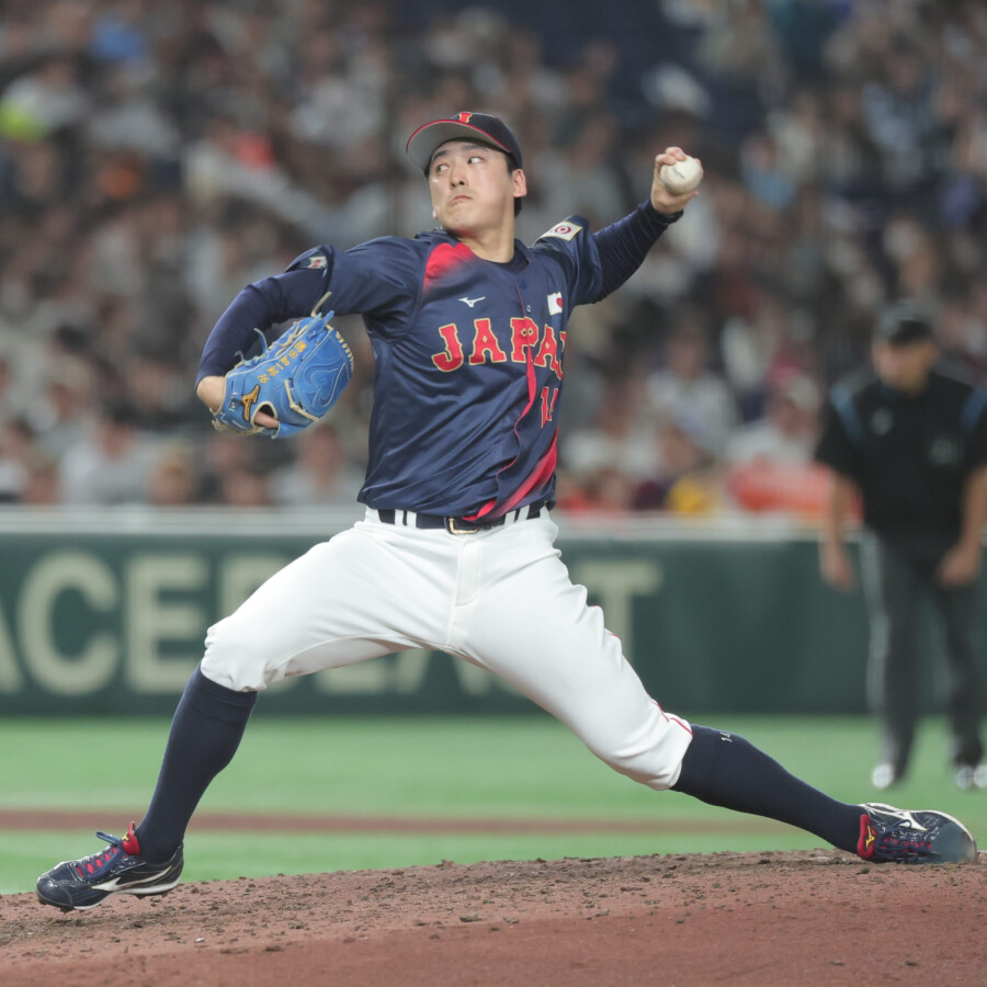 アキレス腱損傷の阪神・石井大智に代わり西武の隅田知一郎が追加招集された(写真・スポーツ報知/アフロ)