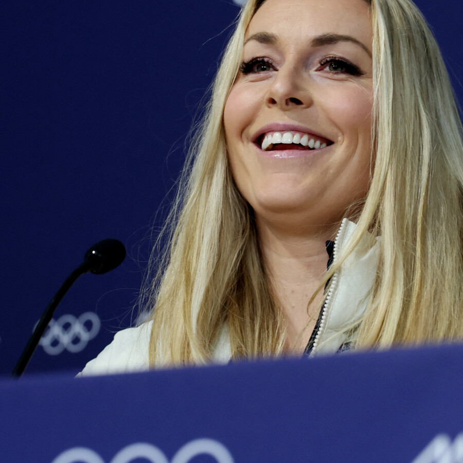 米国女子アルペンスキー代表のリンゼイ・ボンが1週間前にACL断裂の重傷を負うも大会の強行出場を宣言（写真・ロイター/アフロ）