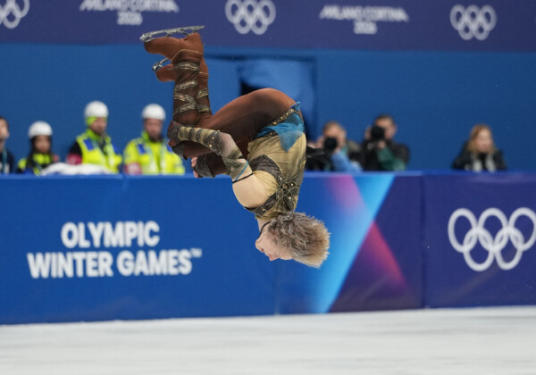 “4回転の神”マリニンが五輪では28年ぶりとなる“バク宙”を投入したが鍵山に惨敗（写真：Imagn/ロイター/アフロ）