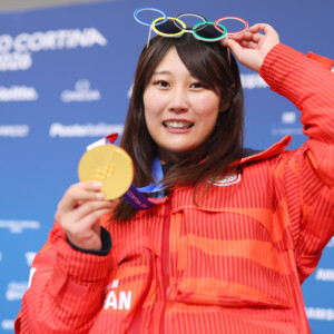 スノボ女子ビッグエアで逆転金メダルを獲得した村瀬心椛（写真：森田直樹/アフロスポーツ）