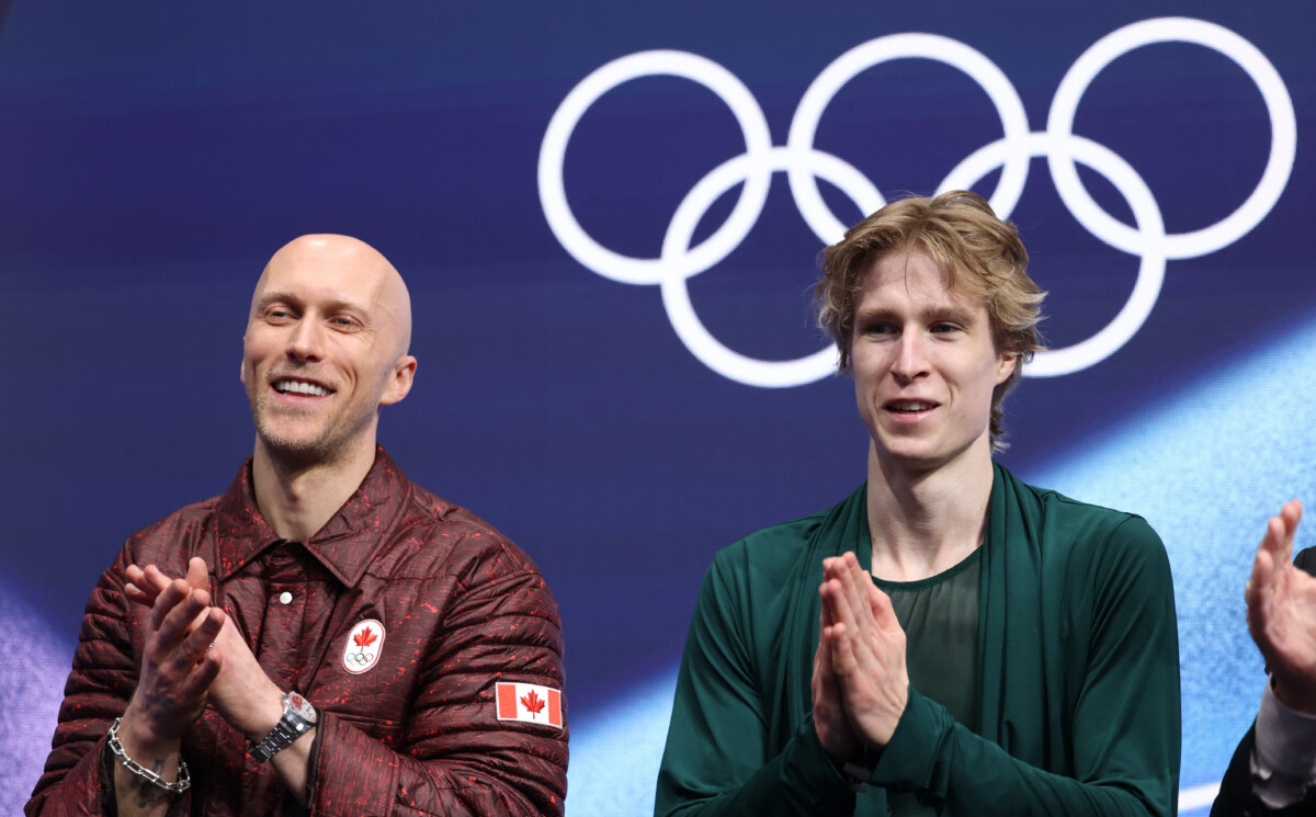 有名振付師のブノワ・リショー氏（左）に殺害予告が…。カナダのステファン・ゴゴレフの振付も担当した（写真・ロイター/アフロ）