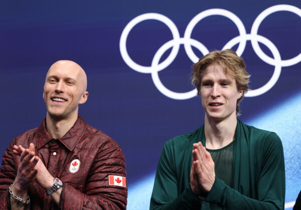 有名振付師のブノワ・リショー氏（左）に殺害予告が…。カナダのステファン・ゴゴレフの振付も担当した（写真・ロイター/アフロ）