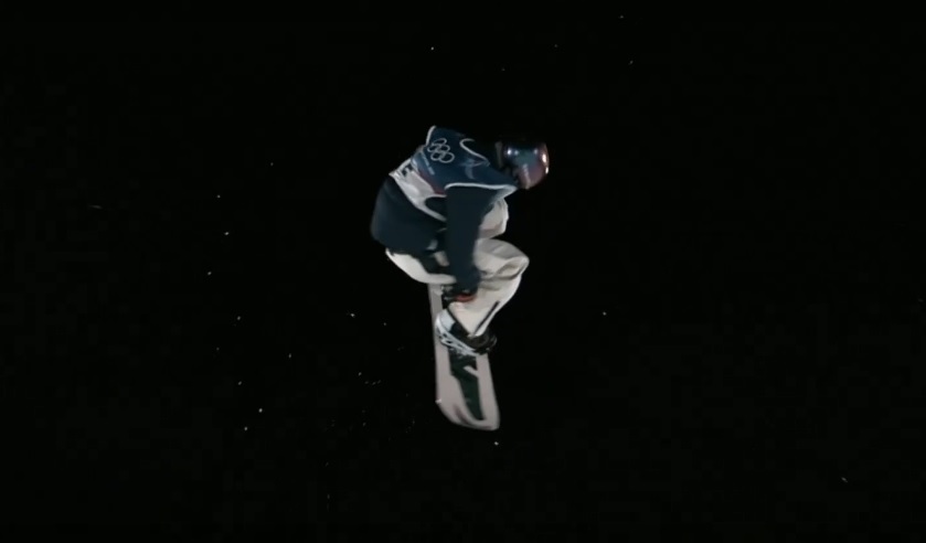 スノボ男子ビッグエア予選で3位通過した木村葵来（TVerより）