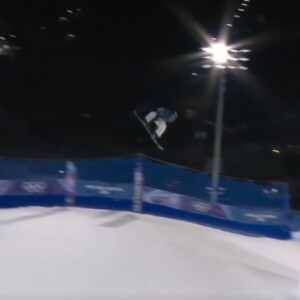 金メダルを決めた木村の「スイッチバックサイド1980」（TVer公式Ｘより）