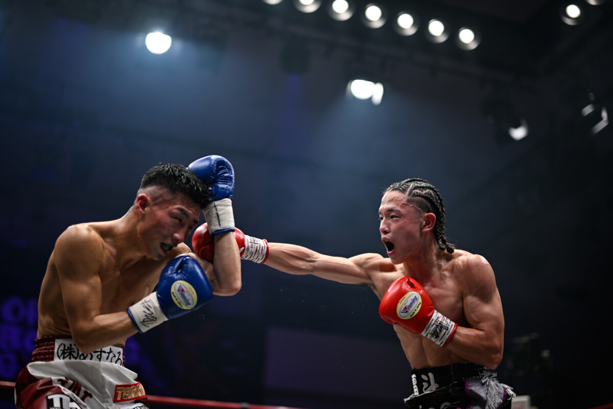 アマ6冠のスーパールーキー片岡雷斗が鮮烈のプロデビュー戦を飾った（写真・山口裕朗）