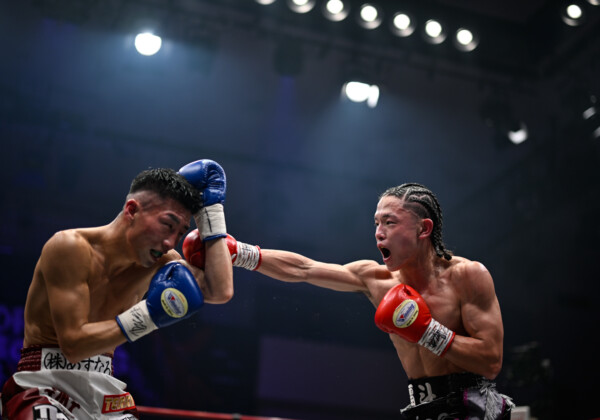 アマ6冠のスーパールーキー片岡雷斗が鮮烈のプロデビュー戦を飾った（写真・山口裕朗）