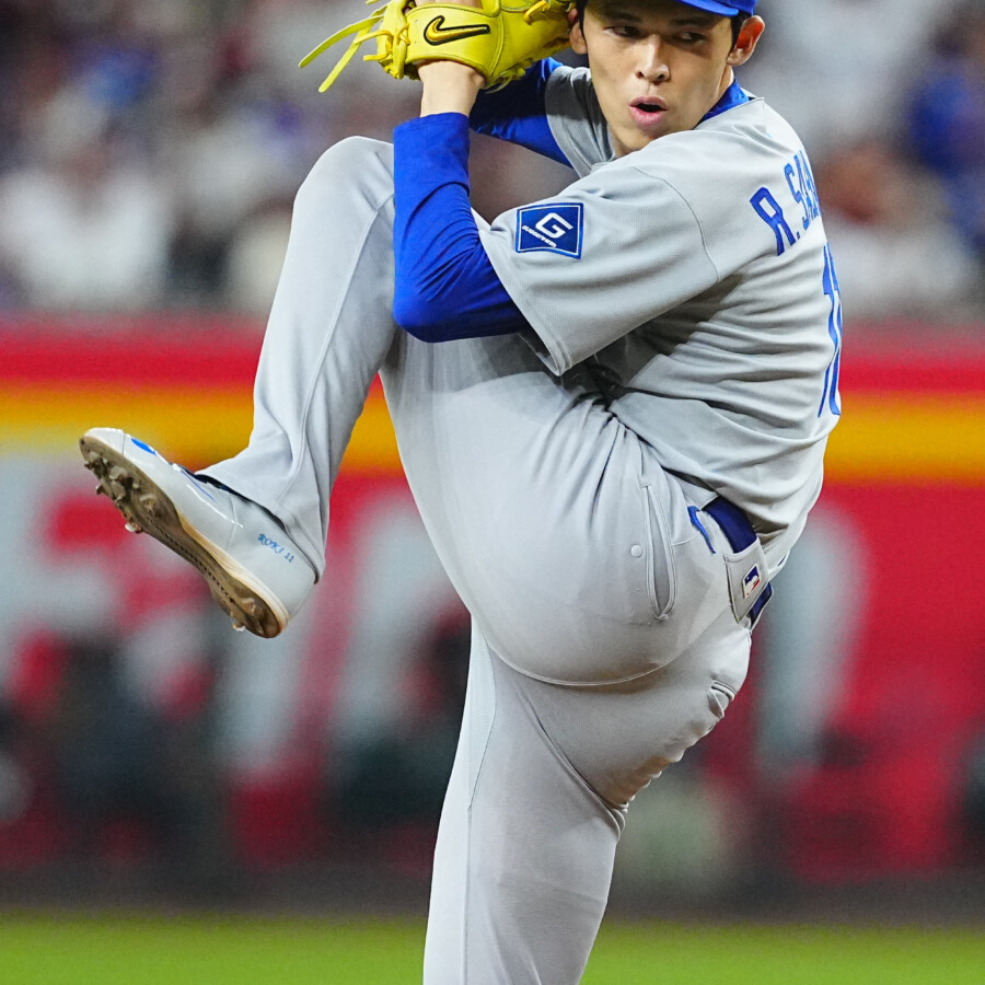 佐々木朗希のオープン戦不調を受けてドジャースに緊急トレードの可能性が浮上？！（写真：Creative 2/アフロ）