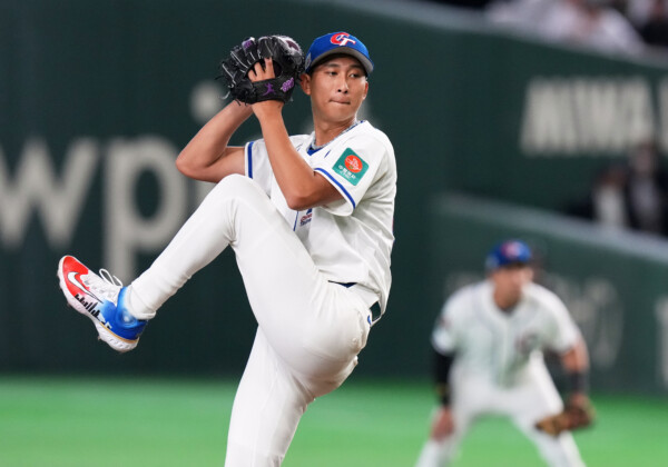 大谷を2球でアウトにした沙子宸が台湾で英雄扱い（写真・AP/アフロ）