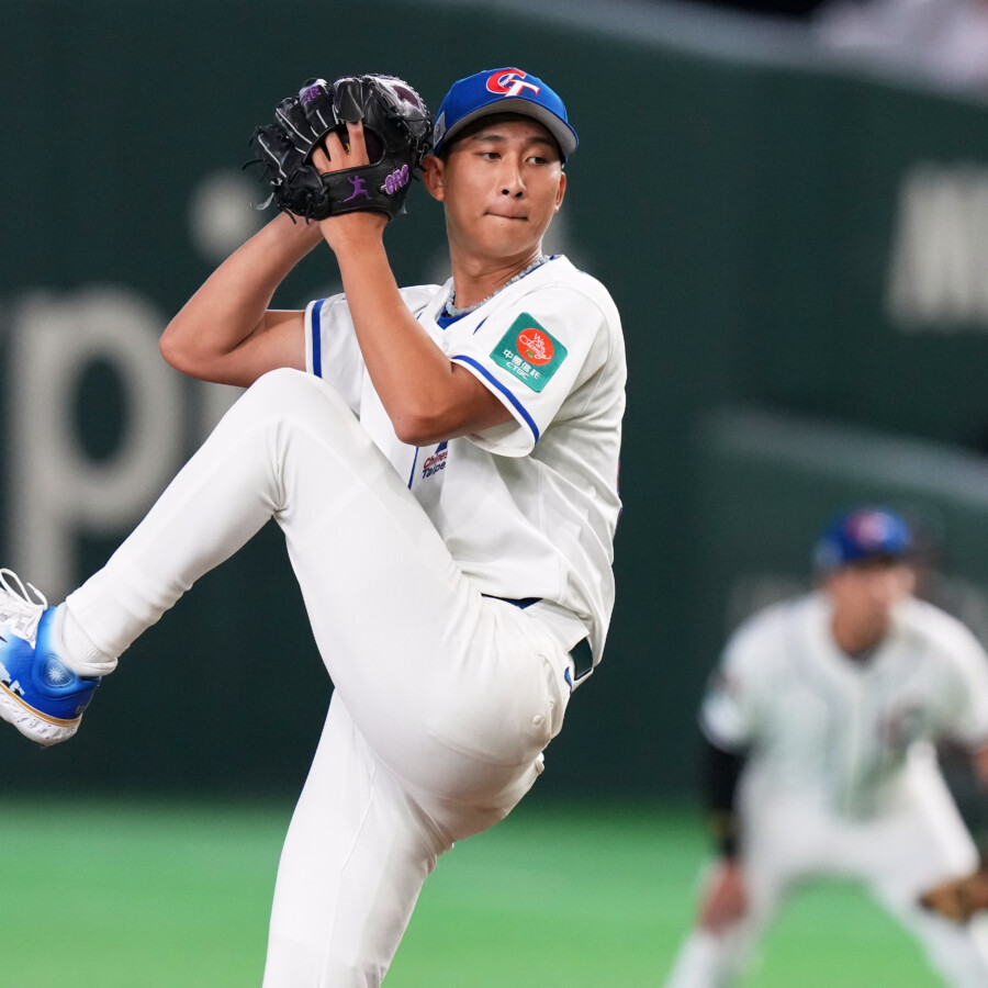 大谷を2球でアウトにした沙子宸が台湾で英雄扱い（写真・AP/アフロ）