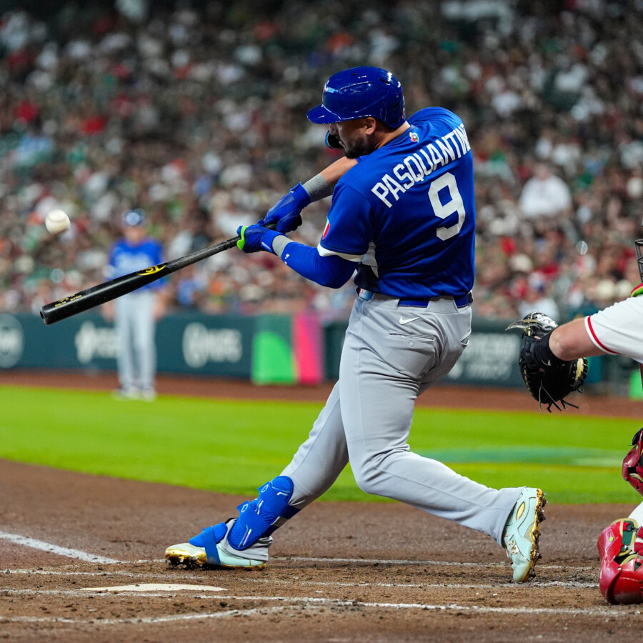 メキシコを撃破したイタリアの4番パスカンティーノが3本塁打（写真：AP/アフロ