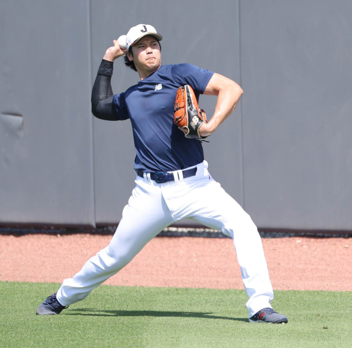 大谷はWBC期間中も投手としての調整を欠かさなかった（写真・スポーツ報知/アフロ）