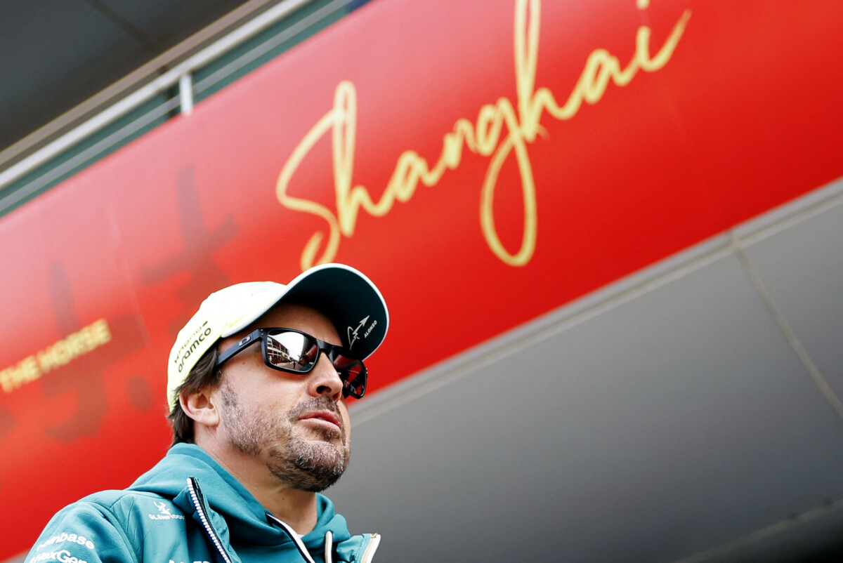 アストンマーティンのアロンソが日本GPのフリー走行1回目に出ない（写真・ロイター/アフロ）