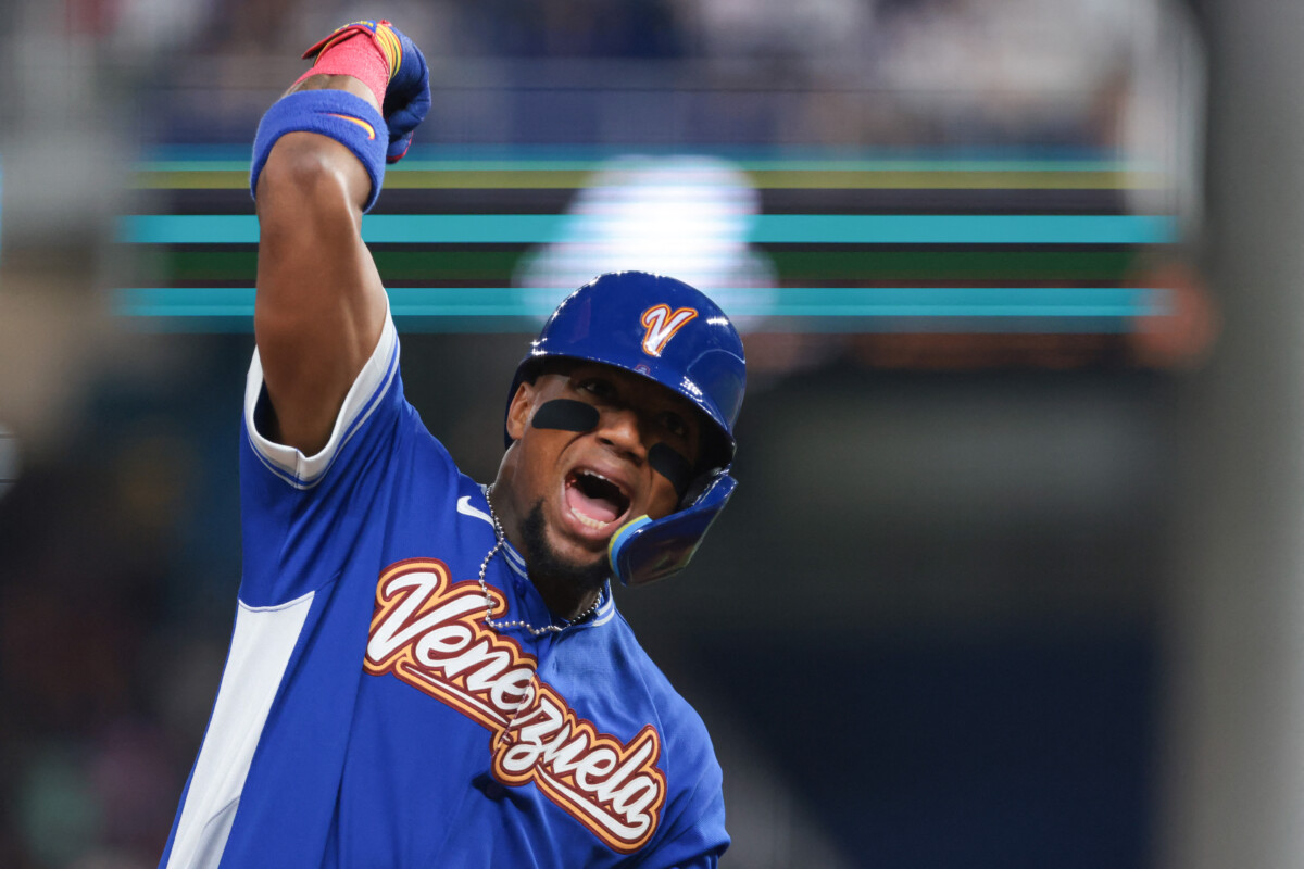 アクーニャJr．の発言を巡る炎上騒ぎが収まらない（写真：Imagn/ロイター/アフロ）