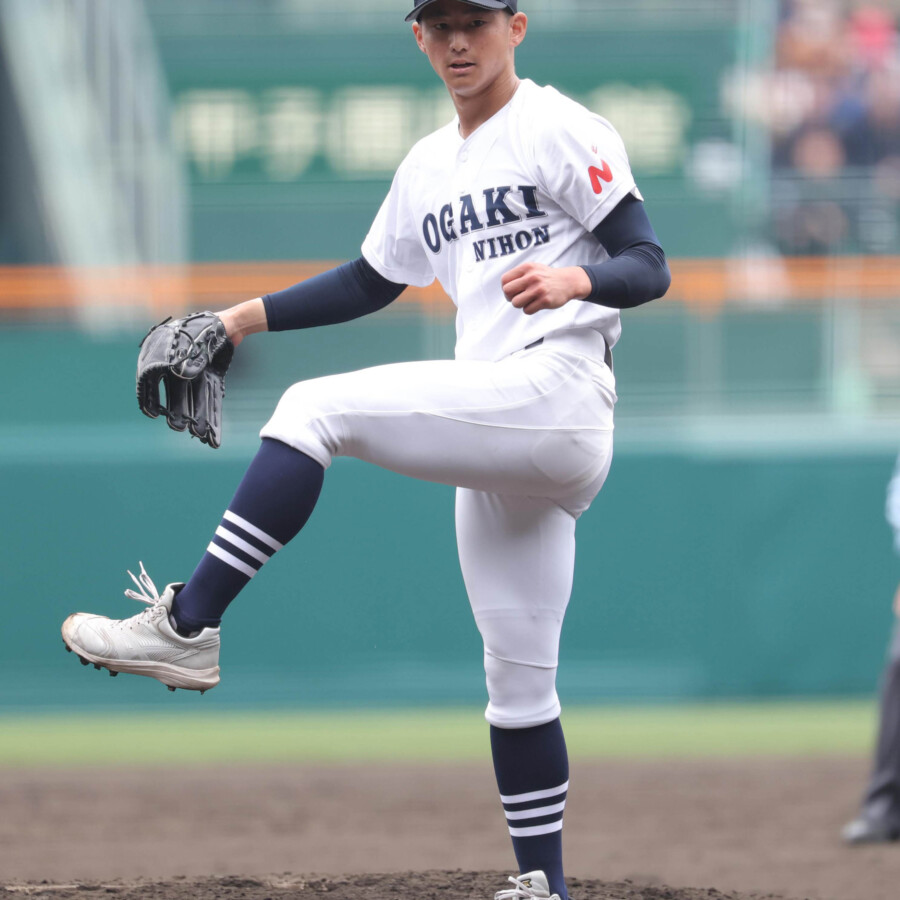 大垣日大のエース竹岡が188球完投した試合が韓国でも話題となった（写真・スポーツ報知/アフロ）
