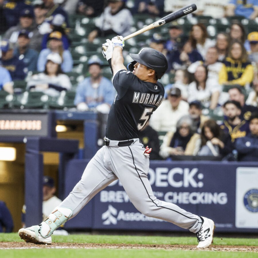 村上宗隆のメジャー初ヒットが特大アーチとなった(写真:UPI/アフロ)