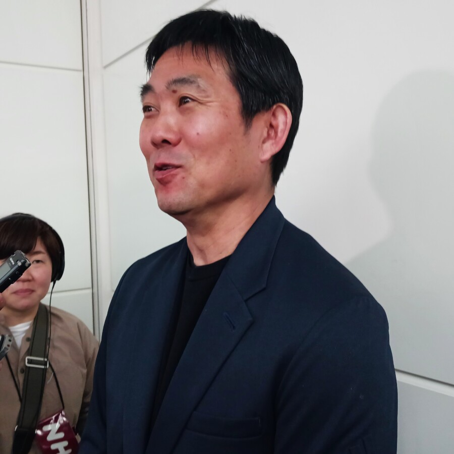 遠征から帰国した森保監督が報道陣の取材に応じた