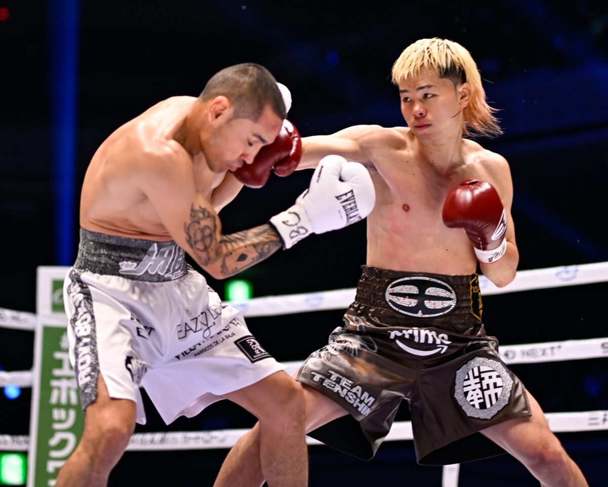 那須川天心がエストラーダに9回終了ＴＫＯ勝利（写真・山口裕朗）