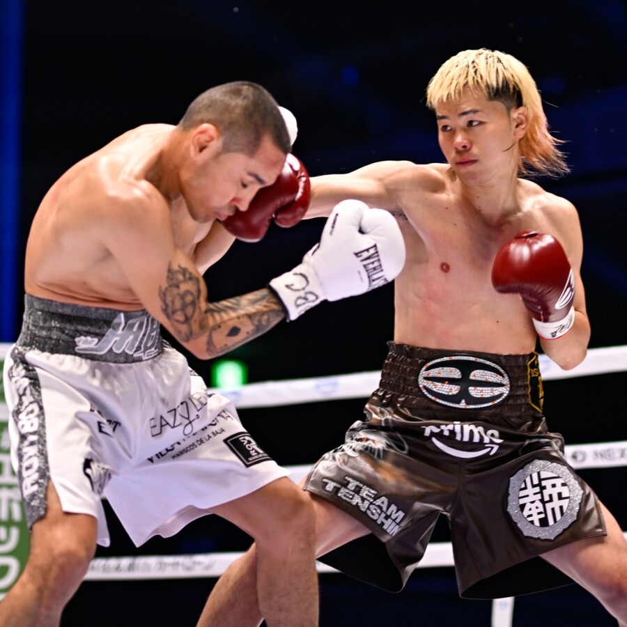 那須川天心がエストラーダに9回終了TKO勝利(写真・山口裕朗)