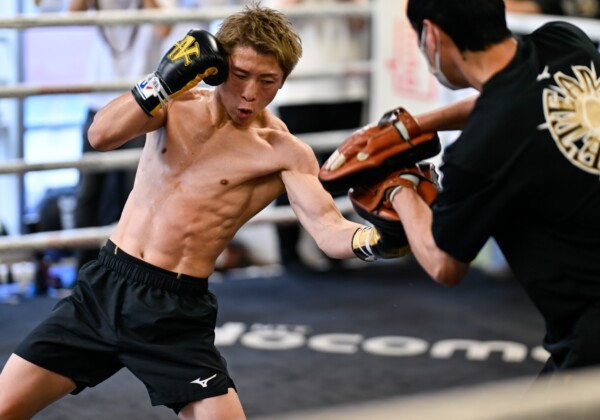 井上尚弥が中谷戦に向けての練習を公開した(写真・山口裕朗）
