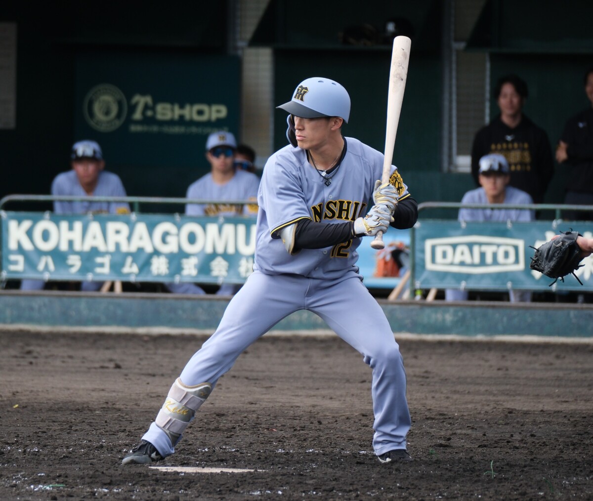 離脱した近本に代わり「1番・センター」で抜擢されたのは育成出身の福島圭音（資料写真・黒田史夫）