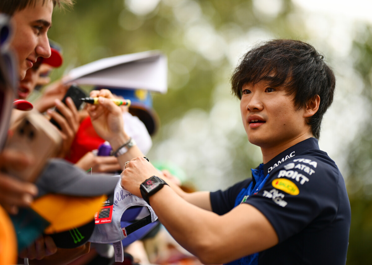 角田裕毅は今なおファンに絶大なる人気を誇るが…（写真・Getty Images / Red Bull Content Pool)