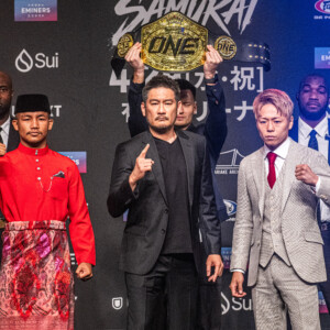 4.29有明で激突する武尊にロッタンが仕掛けた（写真・ONE SAMURAI 1 プレスカンファレンス＆オープンワークアウト ）