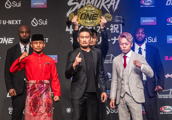 4.29有明で激突する武尊にロッタンが仕掛けた（写真・ONE SAMURAI 1 プレスカンファレンス＆オープンワークアウト ）