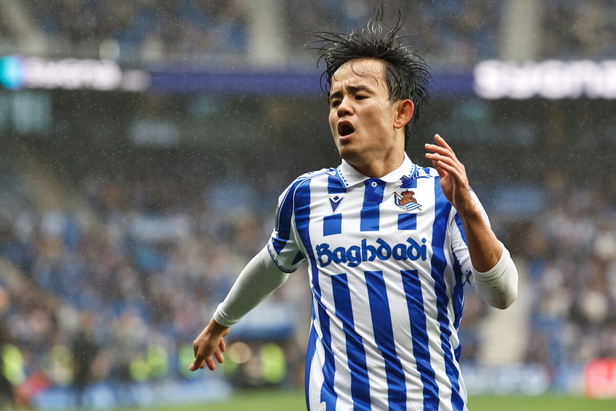 怪我をしていた久保建英がリーガで83日ぶりに復帰、いきなりアシストをマークするなど存在感を示した（写真：ムツ・カワモリ/アフロ）